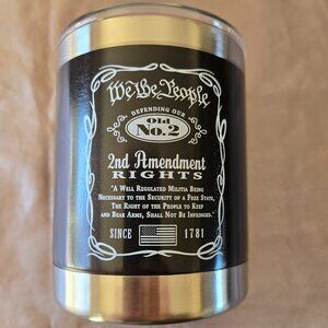 Hot / Cold Tumbler "We The People 2nd Amendment Rights" 10 oz Stainless Steel